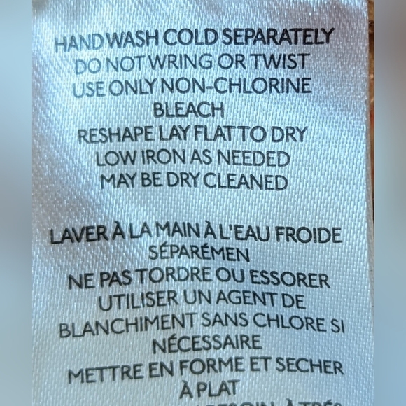 NWOT Anthropologie Pilcro light pink/tan boat neck, rugby style, split side - Picture 15 of 16